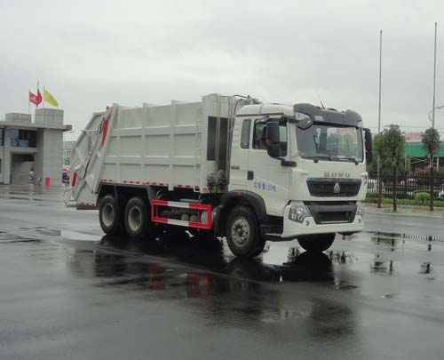 重汽豪沃后双桥压缩垃圾车 重汽豪沃后双桥压缩垃圾车